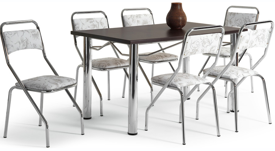 Conjunto mesa Sidamo MA 102 e
              cadeiras Sidamo Managua CA 210