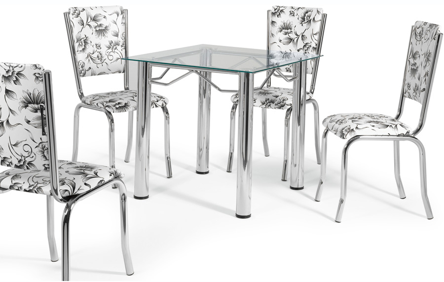 Conjunto mesa Sidamo MA 103 e cadeiras Sidamo
              Bagda CA 228