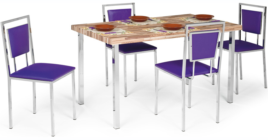 Conjunto mesa Sidamo MA 124 e cadeiras Sidamo
              Tóquio CA 219