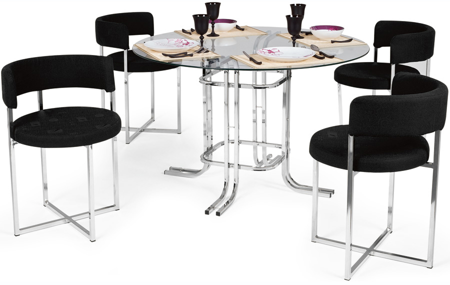 Conjunto mesa Sidamo MA 136 e cadeiras Sidamo
              Bruxelas CA 211