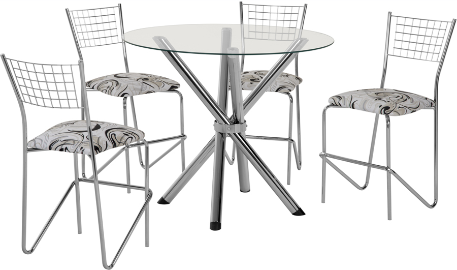 Conjunto mesa Sidamo MA 146 e cadeiras Sidamo
              Sidney CA 246