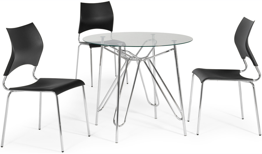 Conjunto mesa Sidamo MA 150 e cadeiras Sidamo
              Paris CA 220