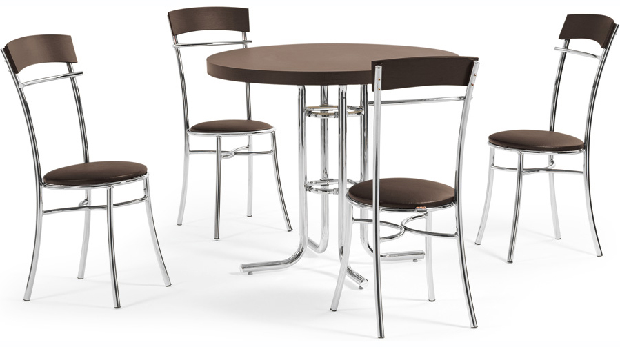 Conjunto mesa Sidano MA 158 e cadeira Sidamo
              Moscou CA 226