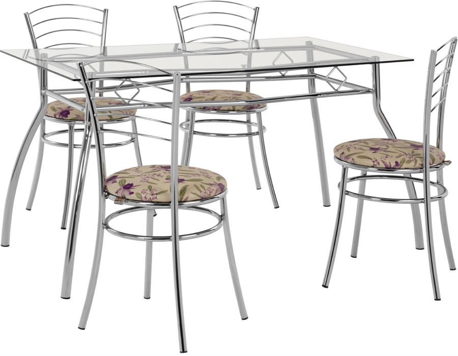 Conjunto mesa Sidamo MA 161 e cadeiras Sidamo
              Manila CA 245