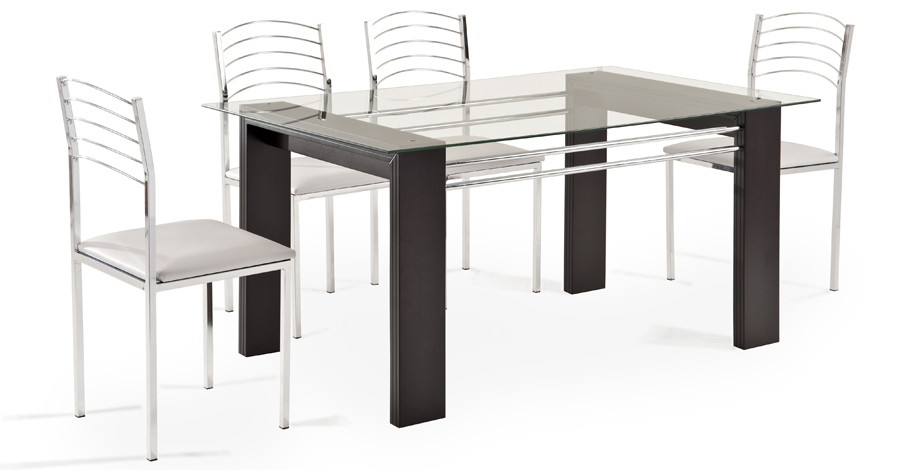 Conjunto mesa Sidamo MA 165 e cadeiras Sidamo
              Nassau CA 239