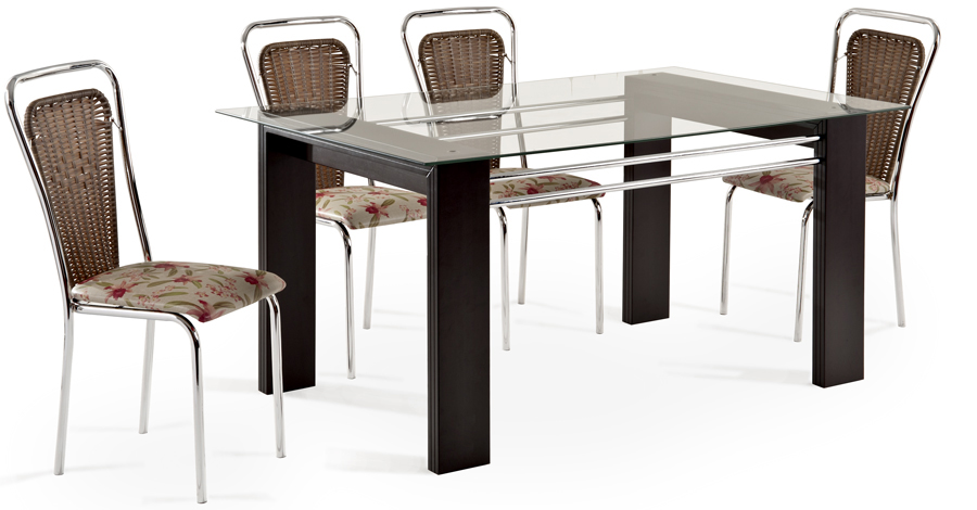 Conjunto mesa Sidamo MA 165 e cadeiras Sidamo
              Pequim CA 212