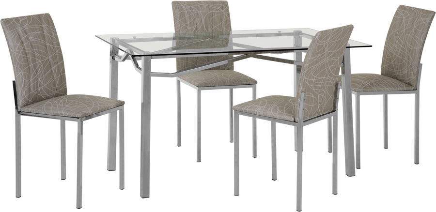 Conjunto mesa Sidamo MA 170 e cadeiras Sidamo Riad
              CA 248